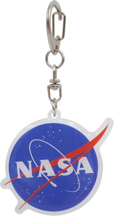 Buy REAL SIC NASA Logo Keychain - Premium Plastic KeychainKeyring with ...