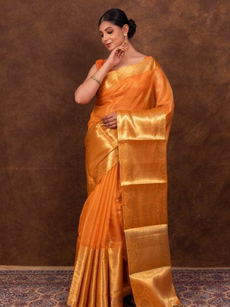 Banarasi Tissue Sarees | Most Elegant & Beautiful Tissue Sarees – Hanfi ...