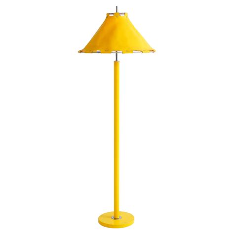 Midcentury Yellow Floor Lamp, 1970s For Sale at 1stDibs