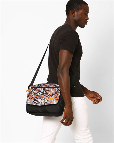 Buy Multicoloured Wildcraft Printed Water-Resistant Messenger Bag | AJIO