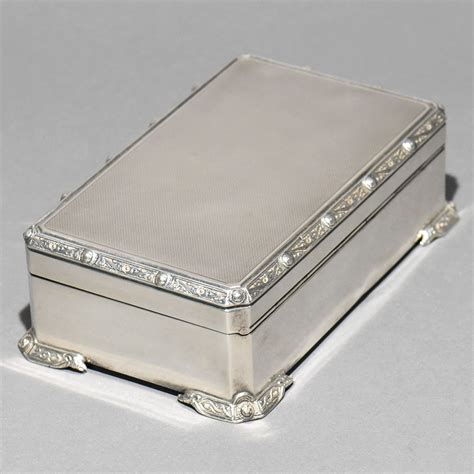 Vintage Garrard & Co. Ltd. Sterling Silver Box Birmingham Hallmarked