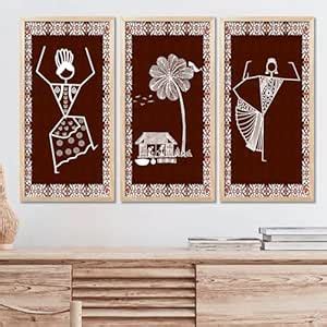 walllane Warli Wall Art for Wall Decoration | Traditional Indian Art ...