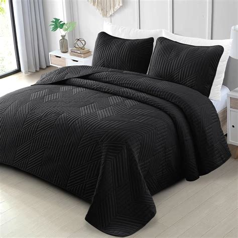 Amazon.com: Exclusivo Mezcla Ultrasonic Full Queen Quilt Bedding Set ...