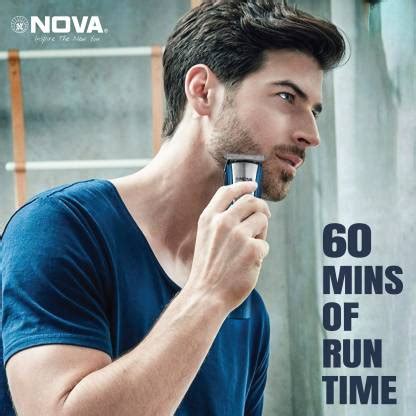 NOVA NHT 1042 USB Trimmer 60 min Runtime 5 Length Settings (Blue ...