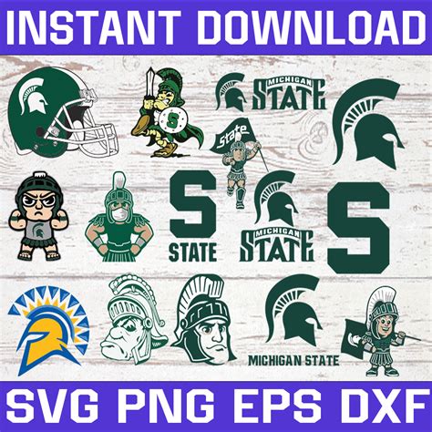 Bundle 15 Files Michigan State Football Team svg, Michigan S | Inspire ...