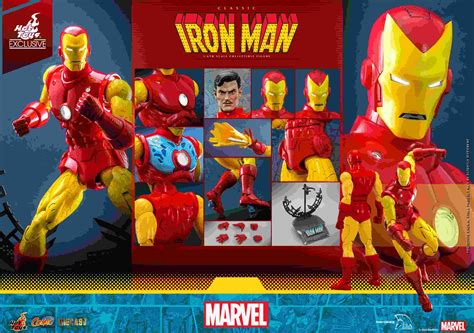 Marvel Comics – Classic Iron Man 1/6th Scale Figure From Hot Toys – YBMW