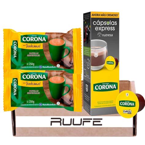 Buy Chocolate Corona Bar (2 pack) & Corona Pods (10 pck) Capsules ...