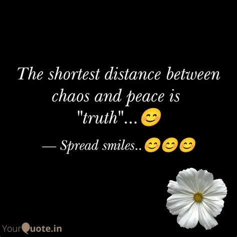 The shortest distance bet... | Quotes & Writings by Deep Inside | YourQuote