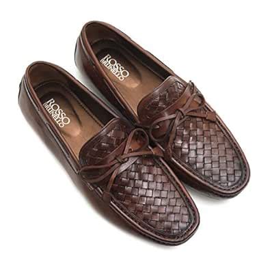 Buy ROSSO BRUNELLO Men Leather Moccasins (MS-3406_Coffee_10) at Amazon.in