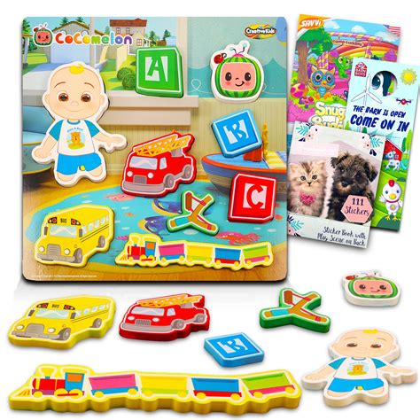Buy Cocomelon Starter Puzzle Set - Cocomelon Puzzle Bundle with Small ...