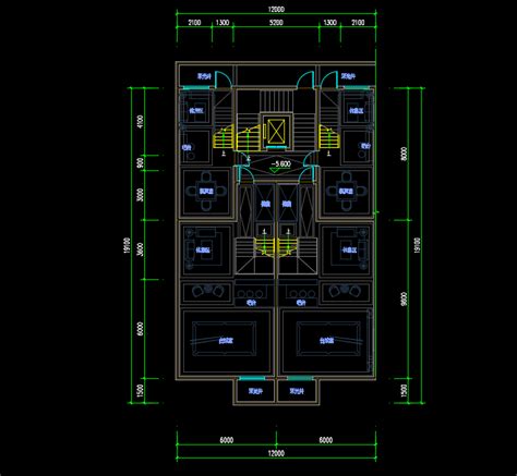 户型图设计素材CAD图免费下载 - 建筑户型平面图 - 土木工程网