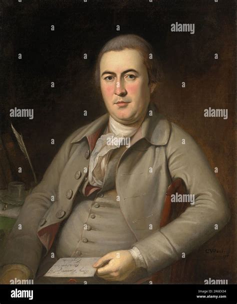 Benjamin Harrison, Jr. oil on canvas. Date: 1783. Formerly identified as Benjamin Harrison, Sr ...