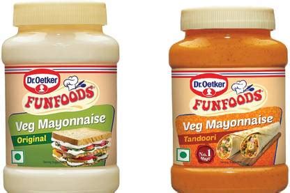 FunFoods VEG. MAYONNAISE ORIGINAL + TANDOORI 250 g Price in India - Buy ...
