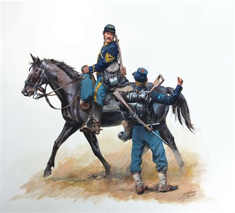 SOLDIERS- Troiani: Union Cavalry, by Don Troiani. (www.dontroiani.com ...