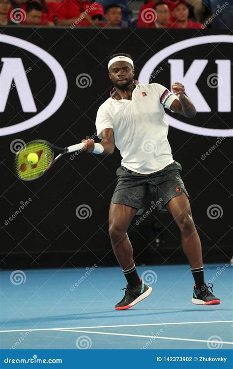 Professional Tennis Player Frances Tiafoe of United States in Action ...