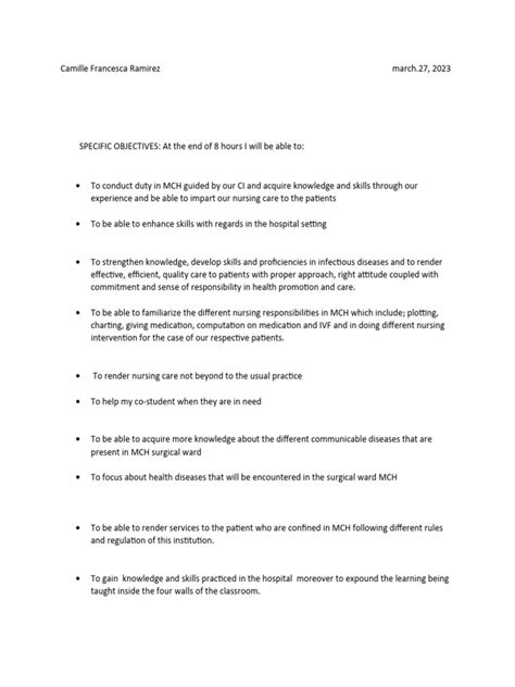 Image result for Specific Objectives Examples