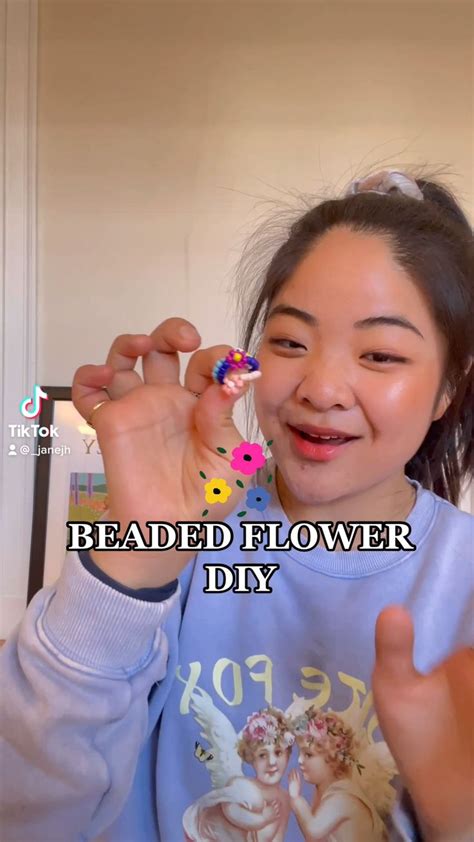 Image result for Beaded Flower Ring Tutorial