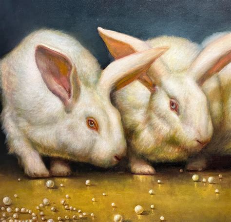 Rose Freymuth-Frazier - The Wise Ones - Three Rabbits Amongst a Broken ...