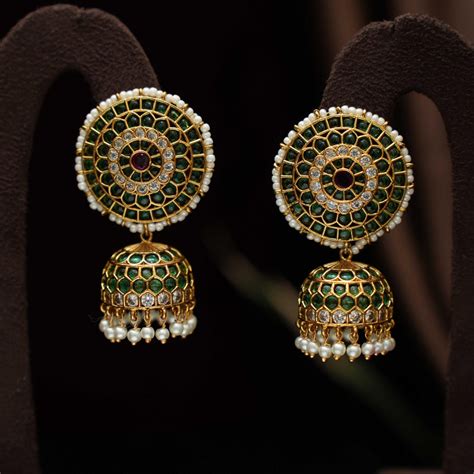 Earrings for Girls and Women | Shop Antique Jhumka Earrings Online