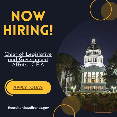 We are looking for the right person to fill the role of Chief of ...