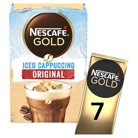 Nescafe Gold Iced Cappuccino Instant Coffee 7 x 15.5g Sachets | Tea ...