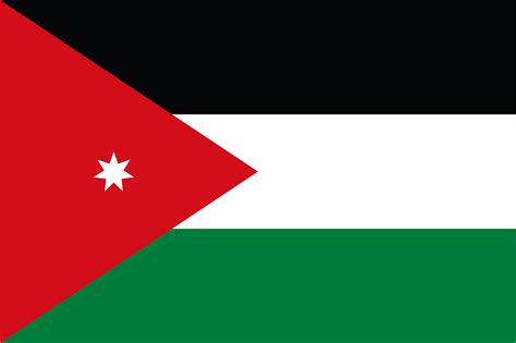The National Flag of Jordan - WorldAtlas
