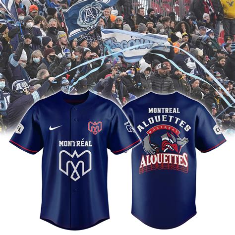 Montreal Alouettes Baseball Jersey - House Link Group LLC