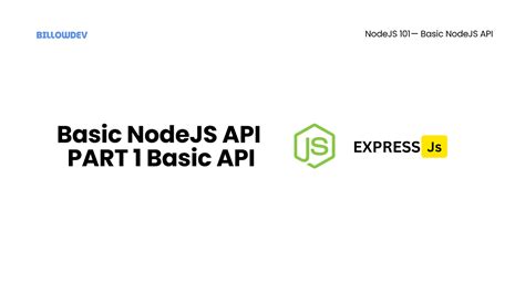 Image result for NodeJS API Tutorial