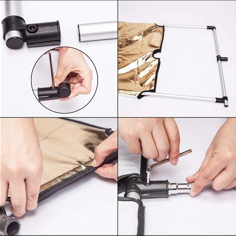 Buy Flag Panel Reflector Kit 90x120cm 5-in-1 Photography Lighting ...