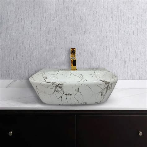 Delta 2 in 1 Table Top & Wall Hung Designer Wash Basin(M06) DD2 with W ...