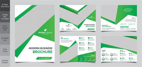8 Page Brochure Template Free Download