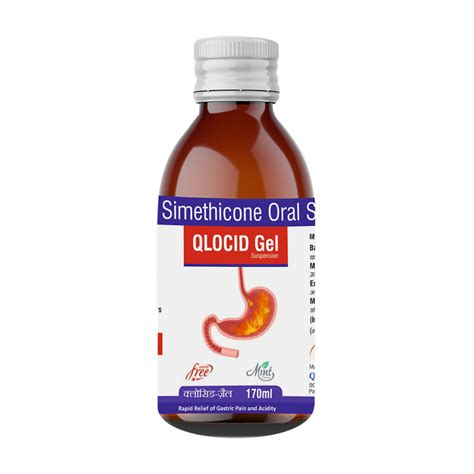 QLOCID - Each 5 ml Syrup Contains :- Magaldrate - 400 mgSimethicone ...