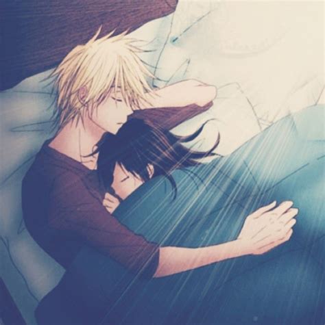 Sleep... | Anime couples sleeping, Anime couples cuddling, Cute anime ...