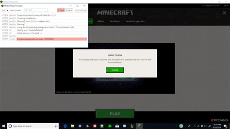 Minecraft Java Runtime Crash 的图像结果