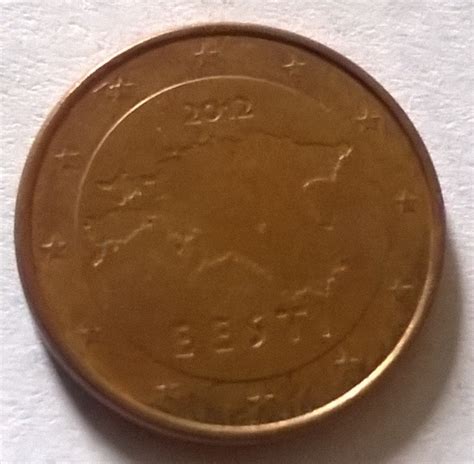 1 Euro Cent 2012, Euro (2011 - 2020) - Estonia - Monedă - 37580