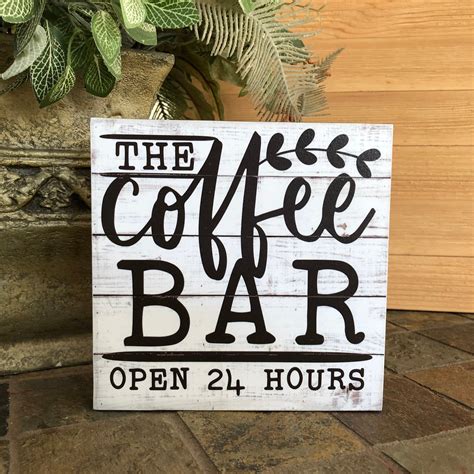 Coffee Bar Table Sign at Mandy Mason blog