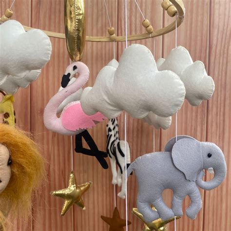 Buy Handcrafted Kid's Jungle Themed Crib and Cot Mobile Online On Zwende