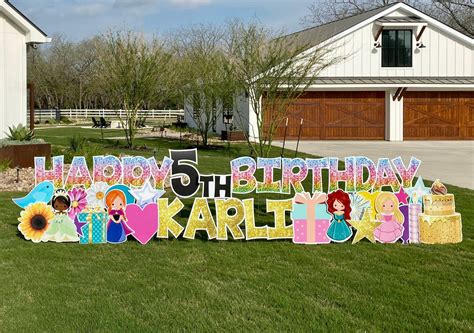 Birthday Yard Sign Rentals | Bright Yard Greetings