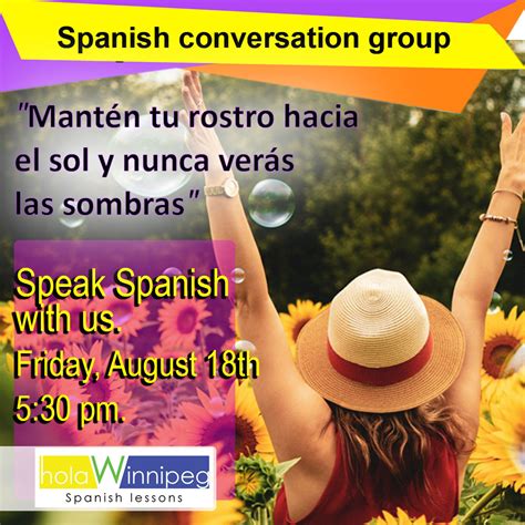 Spanish conversation group – holaWinnipeg Spanish