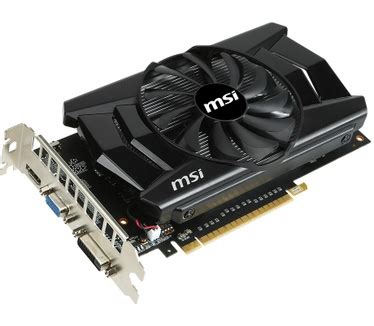Specificaties van MSI GeForce GTX 750 1GB - Tweakers