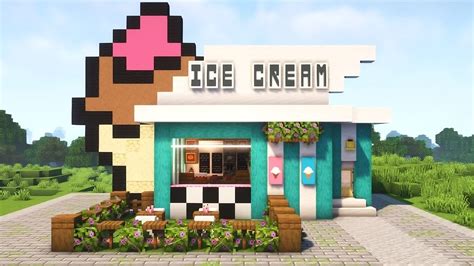 Elegant Ice Cream Shop in Minecraft - TBM | TheBestMods