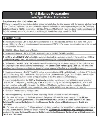 Trade Balance Sample Format 的图像结果