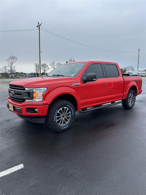 Just got a 2” level and 275/70r18 all terrains put on. Very happy with ...