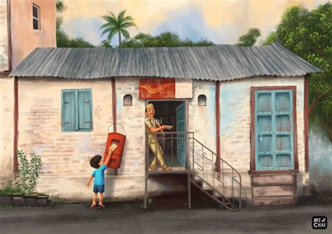 The Post Office - Art Print – Ru&Chai