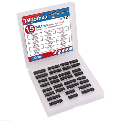 15 Types 74LSxxx Series Logic IC Assortment Kit, High-Speed Si-Gate,TTL ...