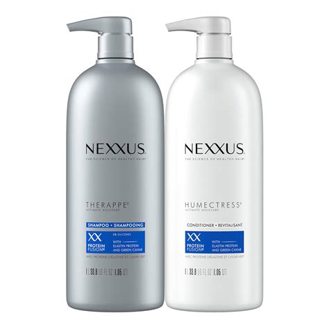 Amazon.com : Nexxus Shampoo and Conditioner Therappe Humectress 2 Count for Dry Hair Silicone ...