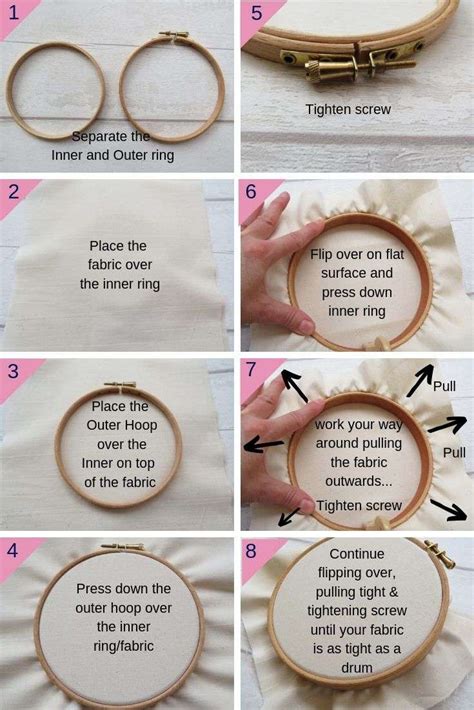 Image result for How to Use Embroidery Hoop