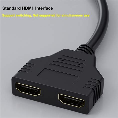 RIIPOO HDMI Splitter 1 in 2 Out - Male to Dual HDMI India | Ubuy