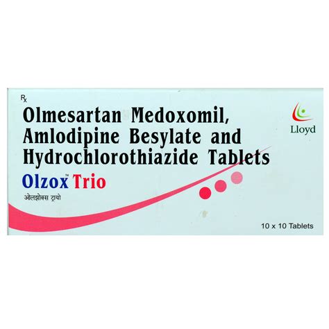 Olmefast AH 20mg/5mg/12.5mg Tablet | Price,uses | Drugcarts