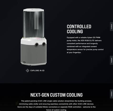 Buy CORSAIR iCUE LINK XD5 RGB ELITE White Pump/Reservoir Combo ...
